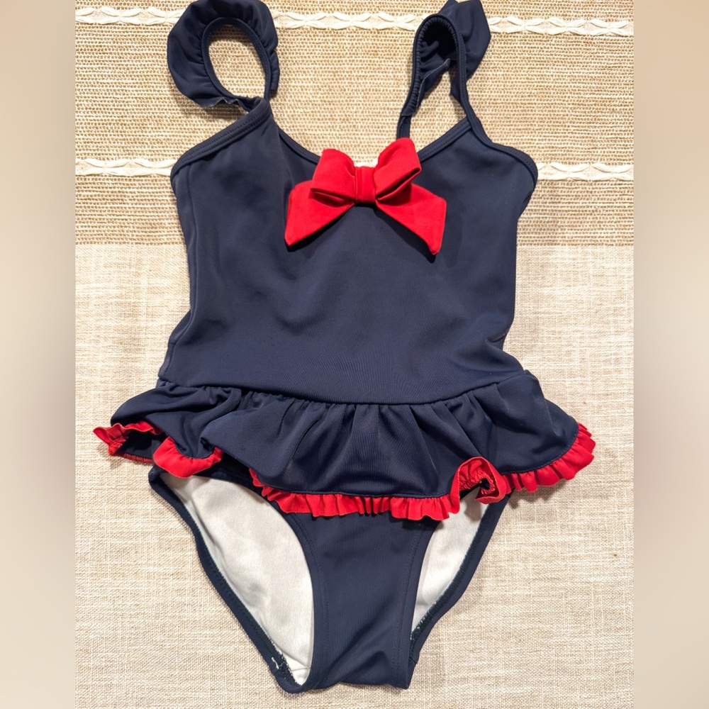 Janie and Jack Navy Blue Swimsuit
